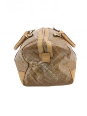 Celine Brown Monogram Canvas Travel Duffle